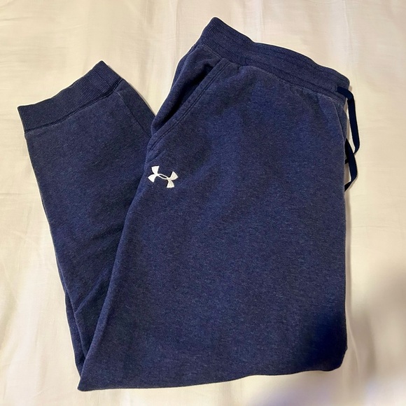 Under Armour ColdGear Loose Fit XXL Dark Blue Pants - Picture 1 of 4